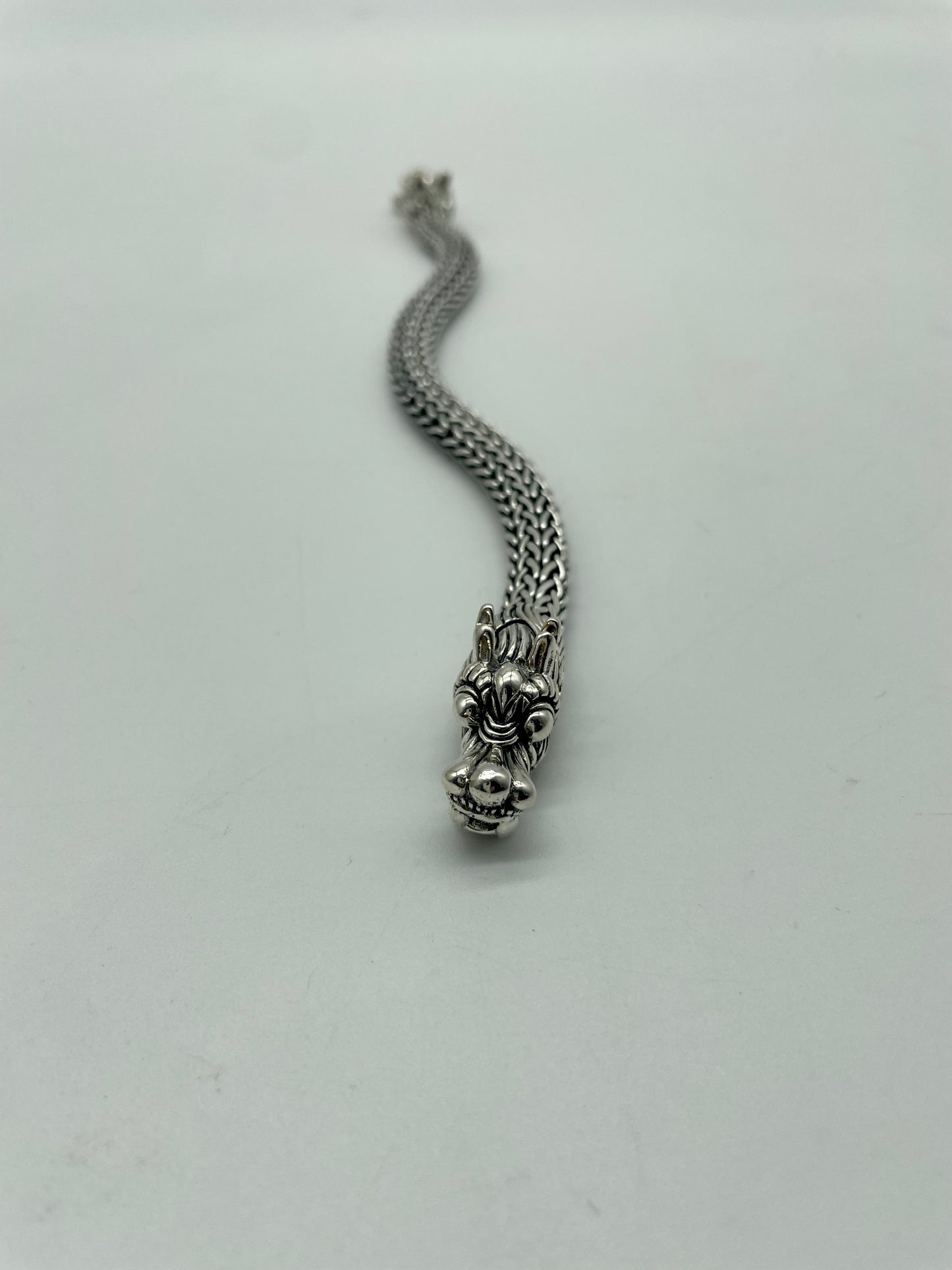 Silver Dragon Bracelet