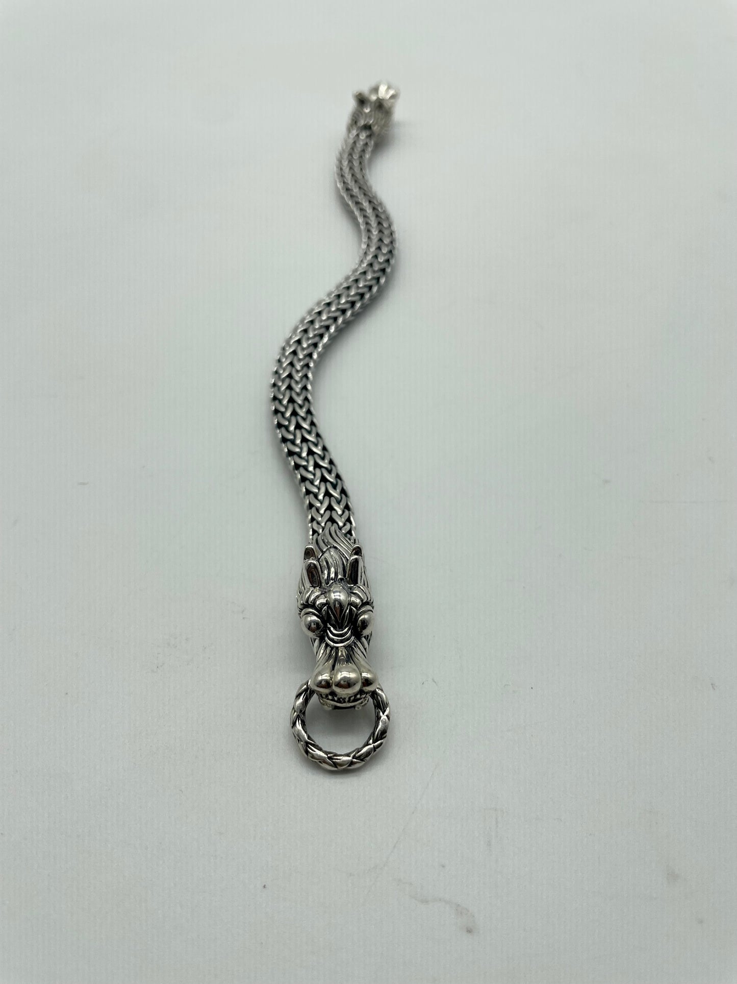 Silver Dragon Bracelet