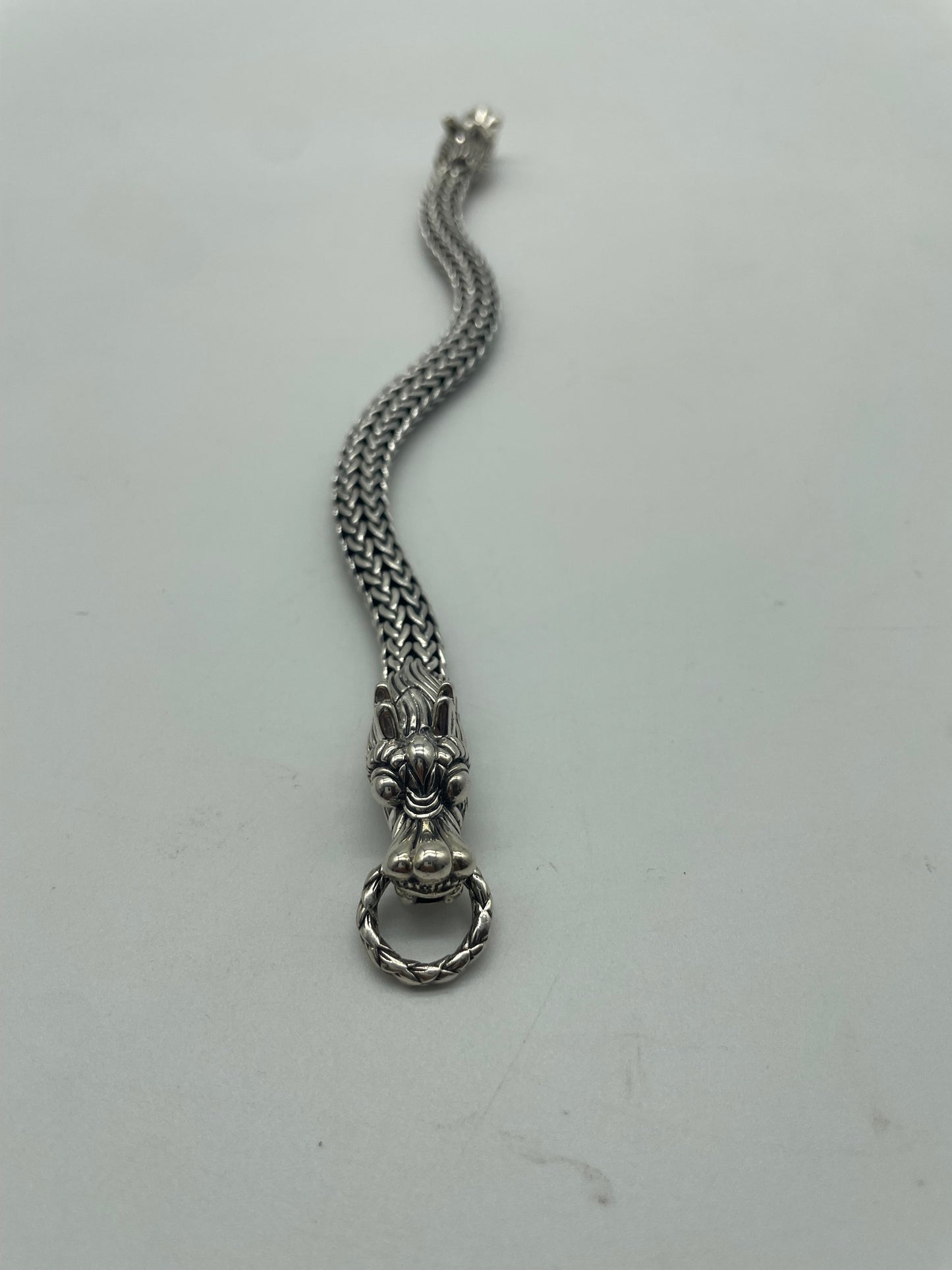 Silver Dragon Bracelet