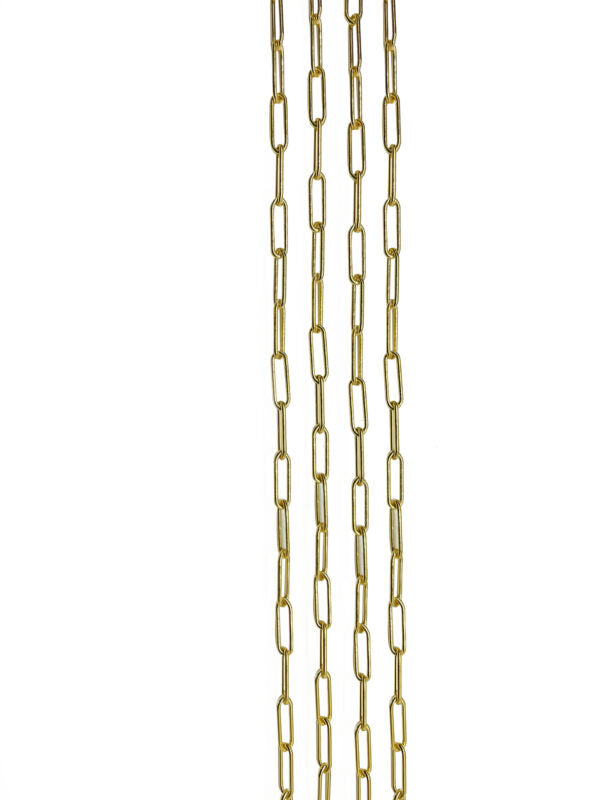 GOLD FILLED Large Paper clip chain 4.1MM Wide 13 MM long