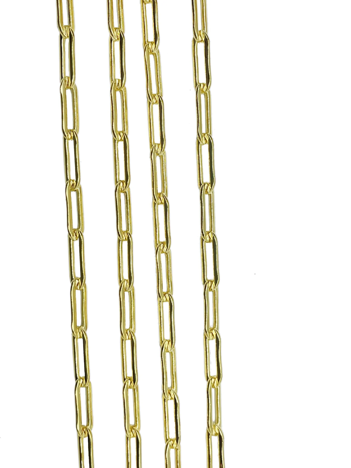 GOLD FILLED HEAVY GAUGE Paper clip CHAIN