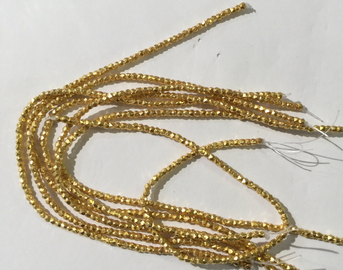 vermeil sterling silver nugget beads 3 MM