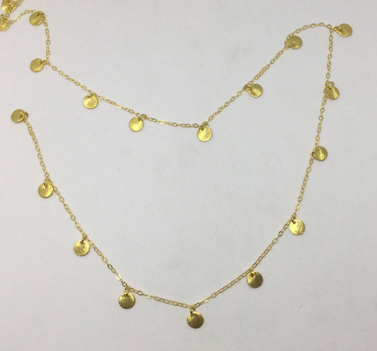 Vermeil chain over Sterling silver