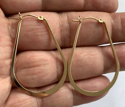 Goldfilled hoop earrings