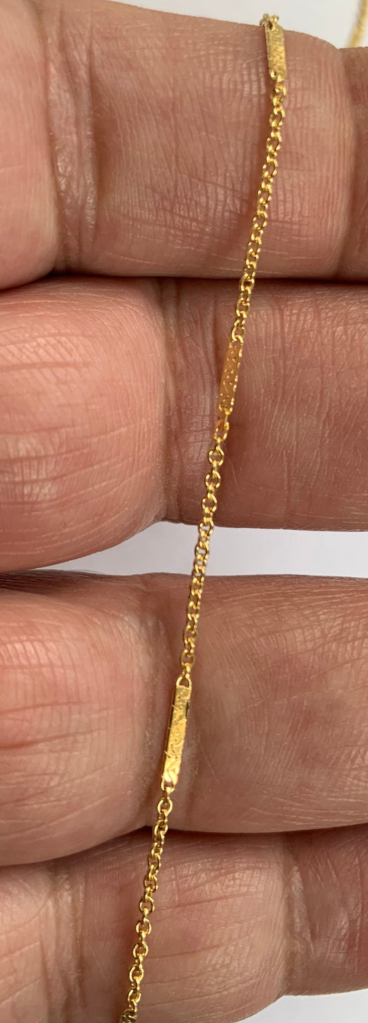 Gold filled chain