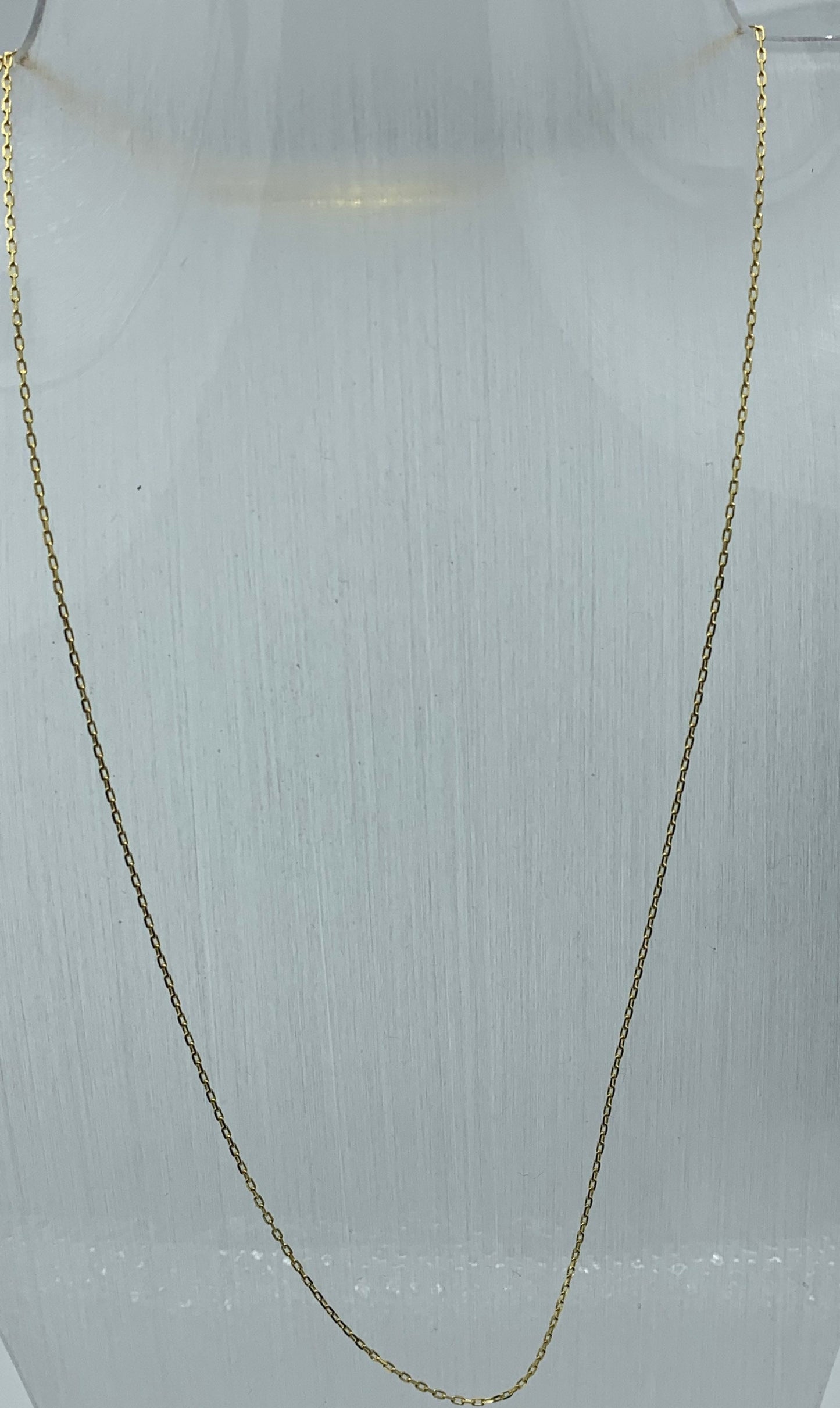 Adjustable Vermeil chain over Sterling silver