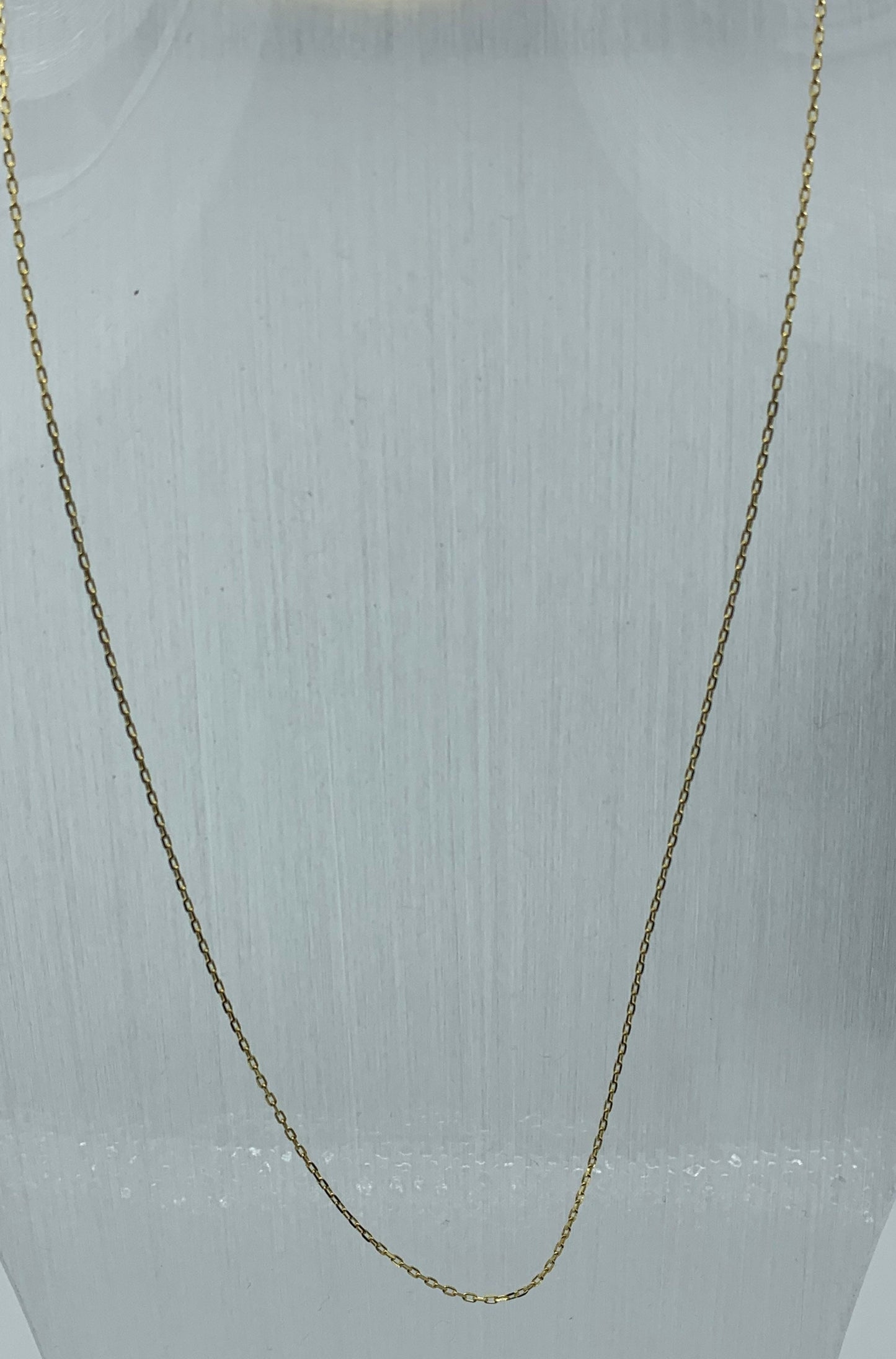 Adjustable Vermeil chain over Sterling silver