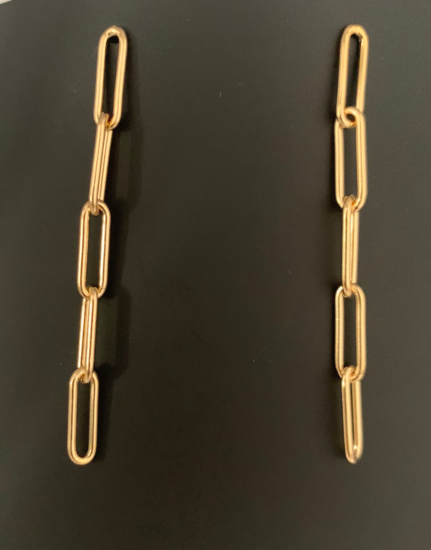 14/20 Gold filled paper clip earrings