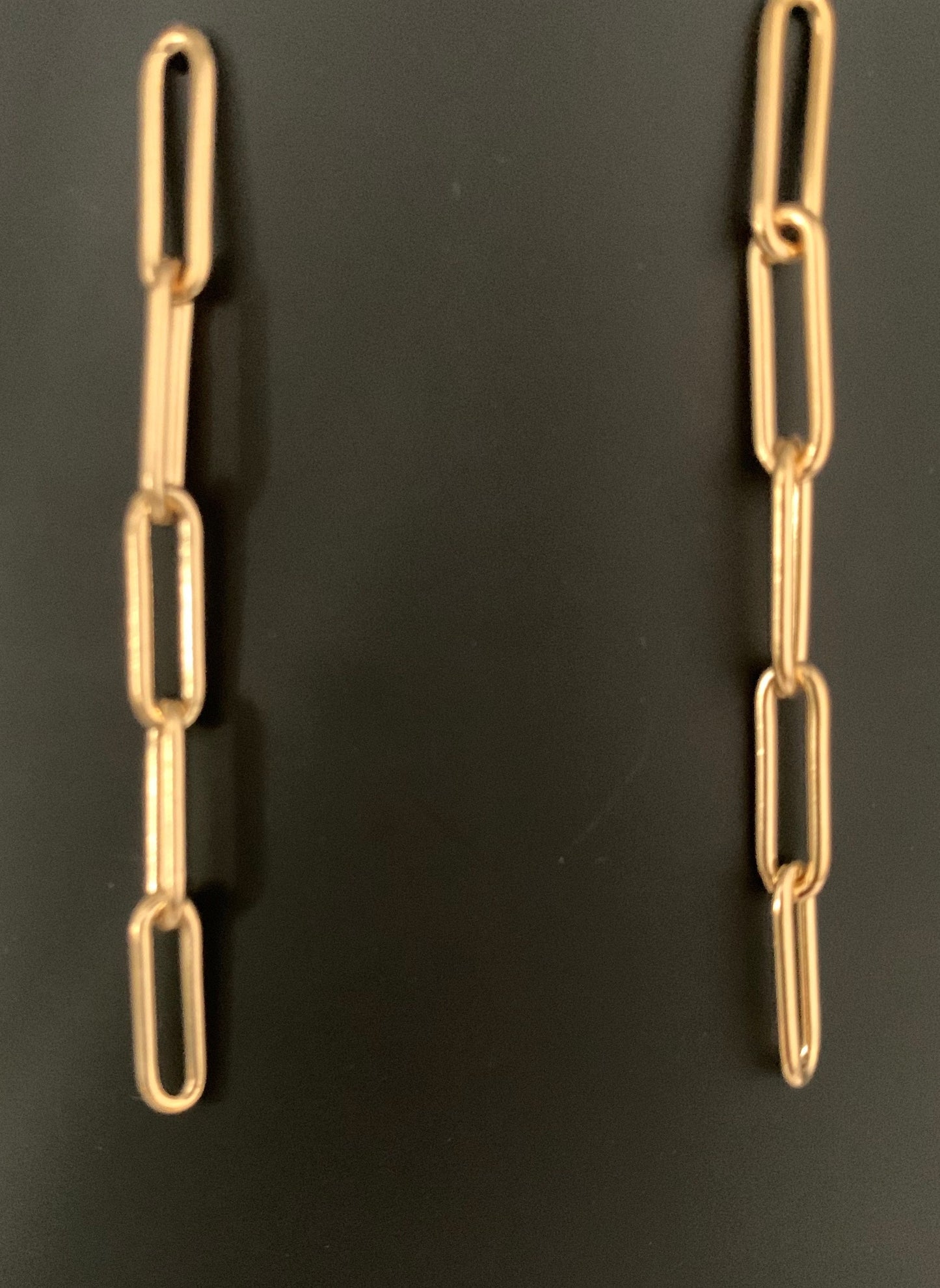 14/20 Gold filled paper clip earrings