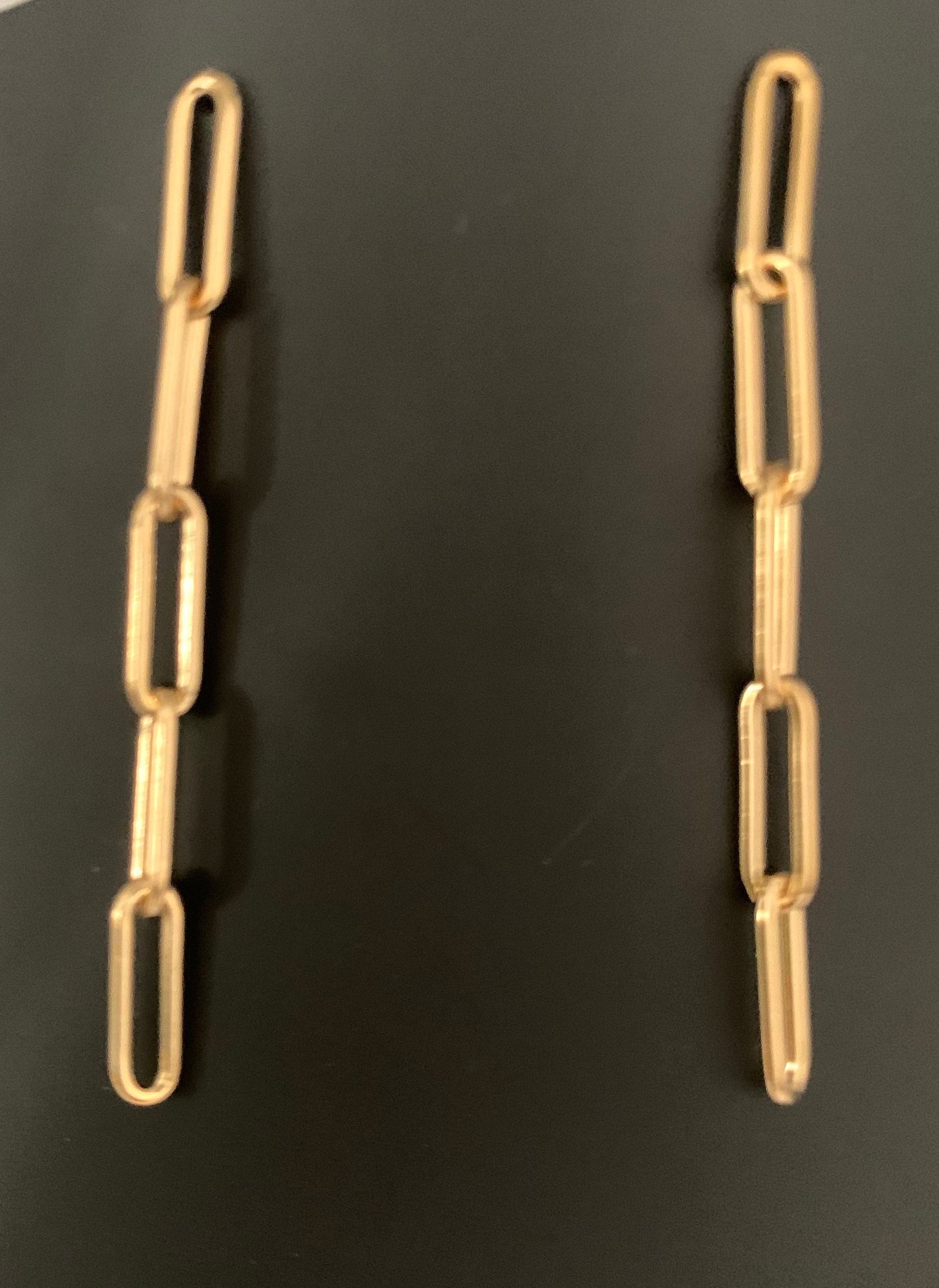 14/20 Gold filled paper clip earrings