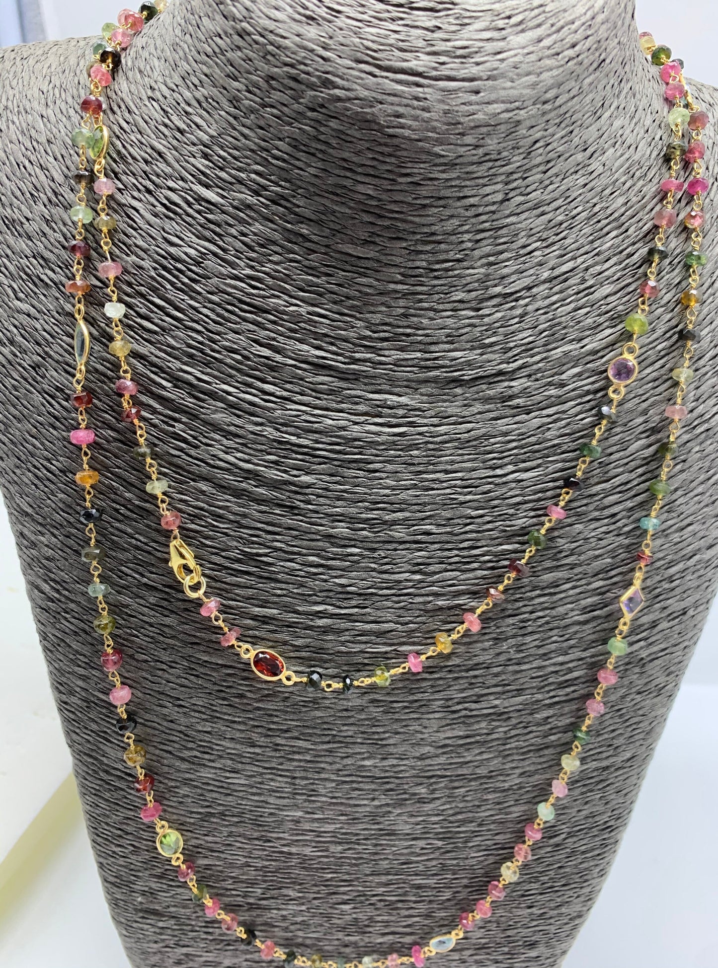 Watermelon Tourmaline necklace