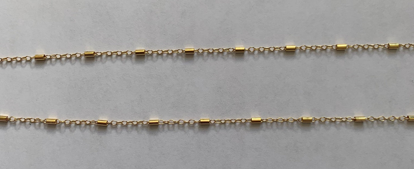 14/20 Gold filled tube chain