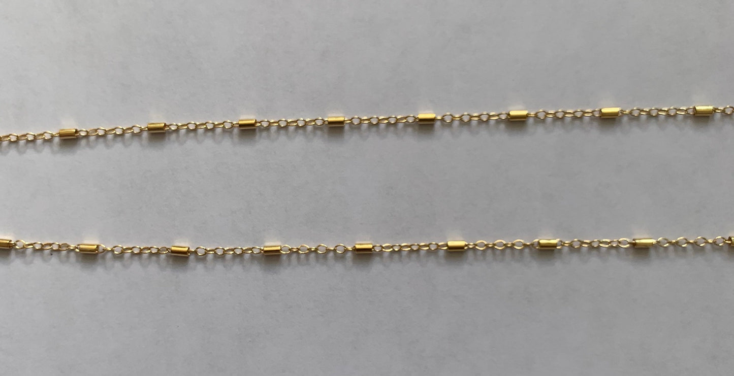 14/20 Gold filled tube chain