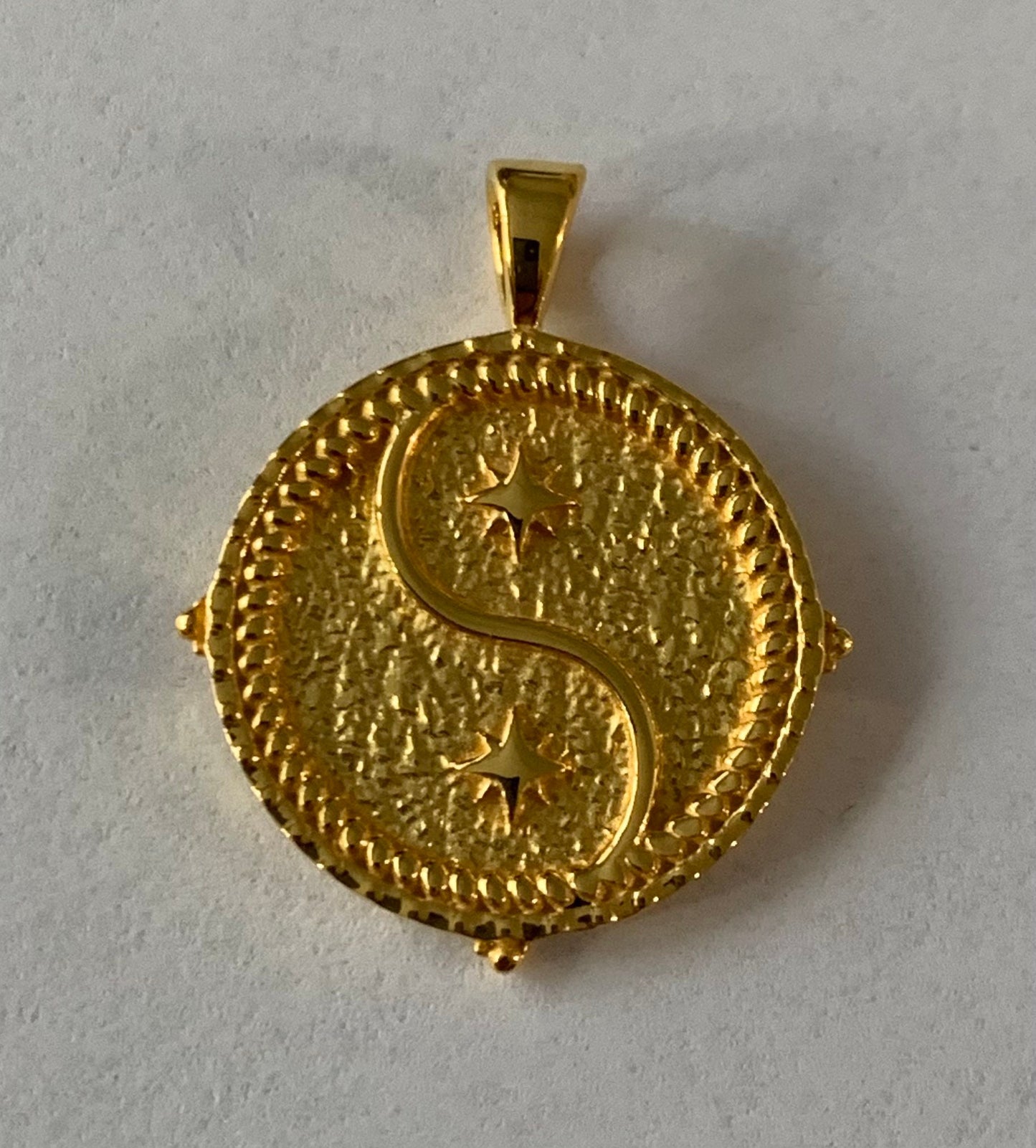 vermeil sterling silver charm