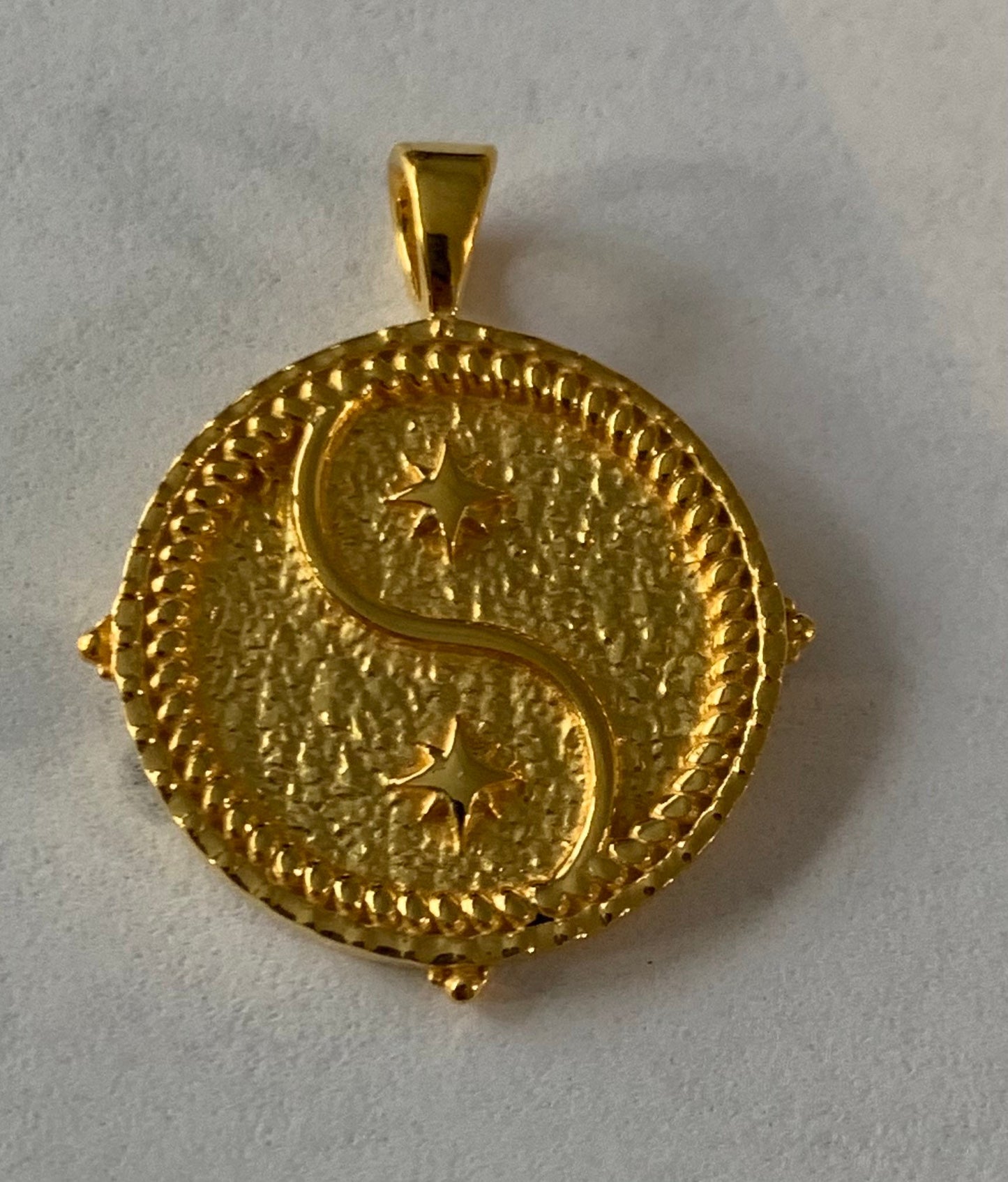 vermeil sterling silver charm
