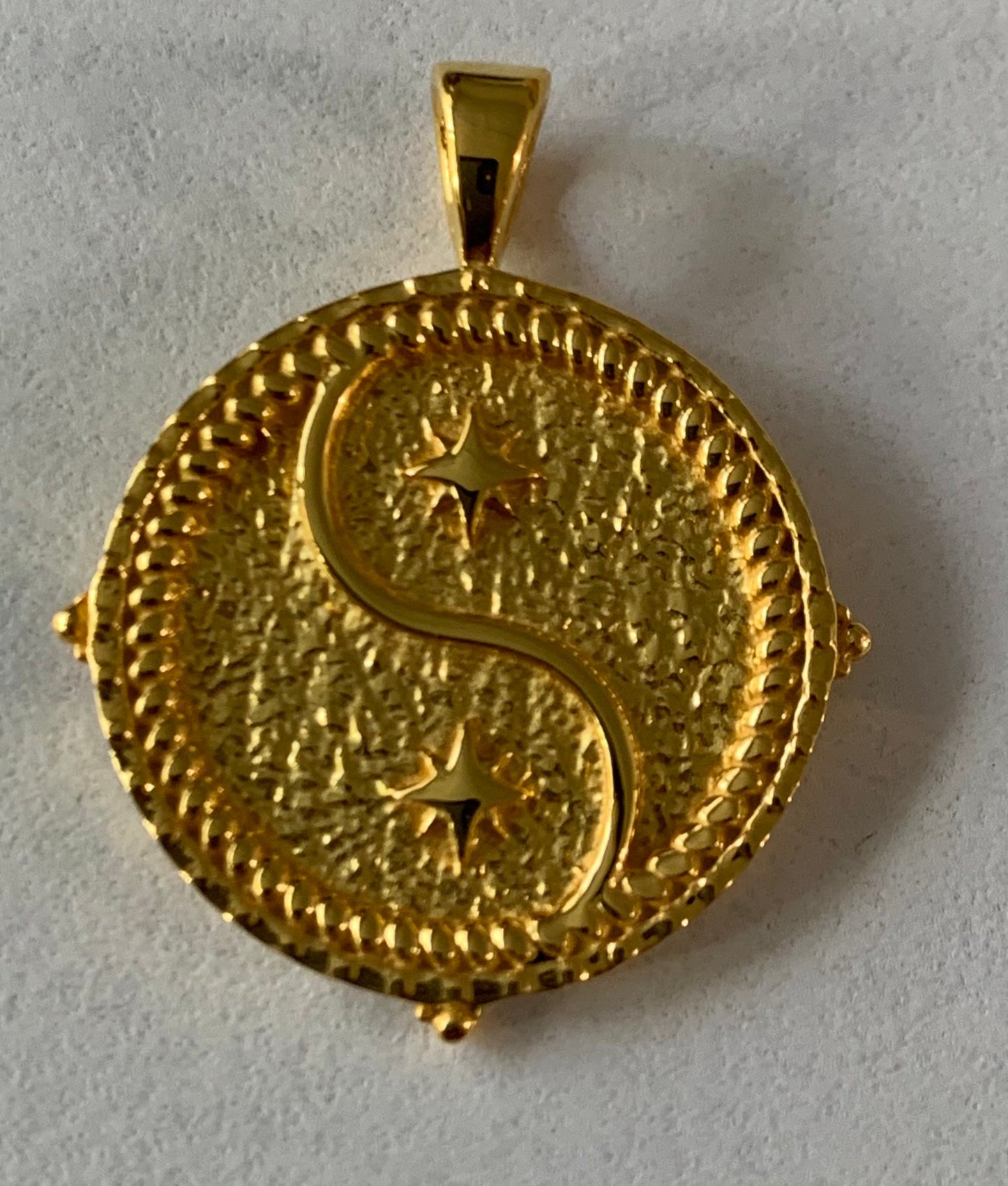 vermeil sterling silver charm