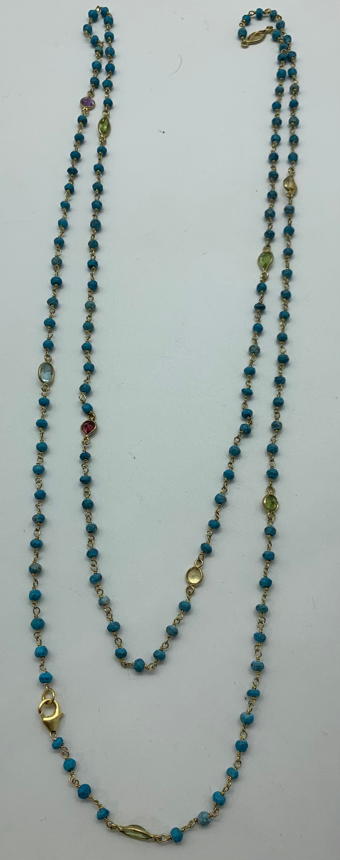 Turquoise and Bezal necklace