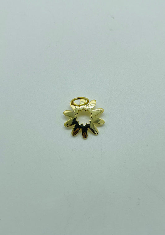 Vermeil sterling silver charm