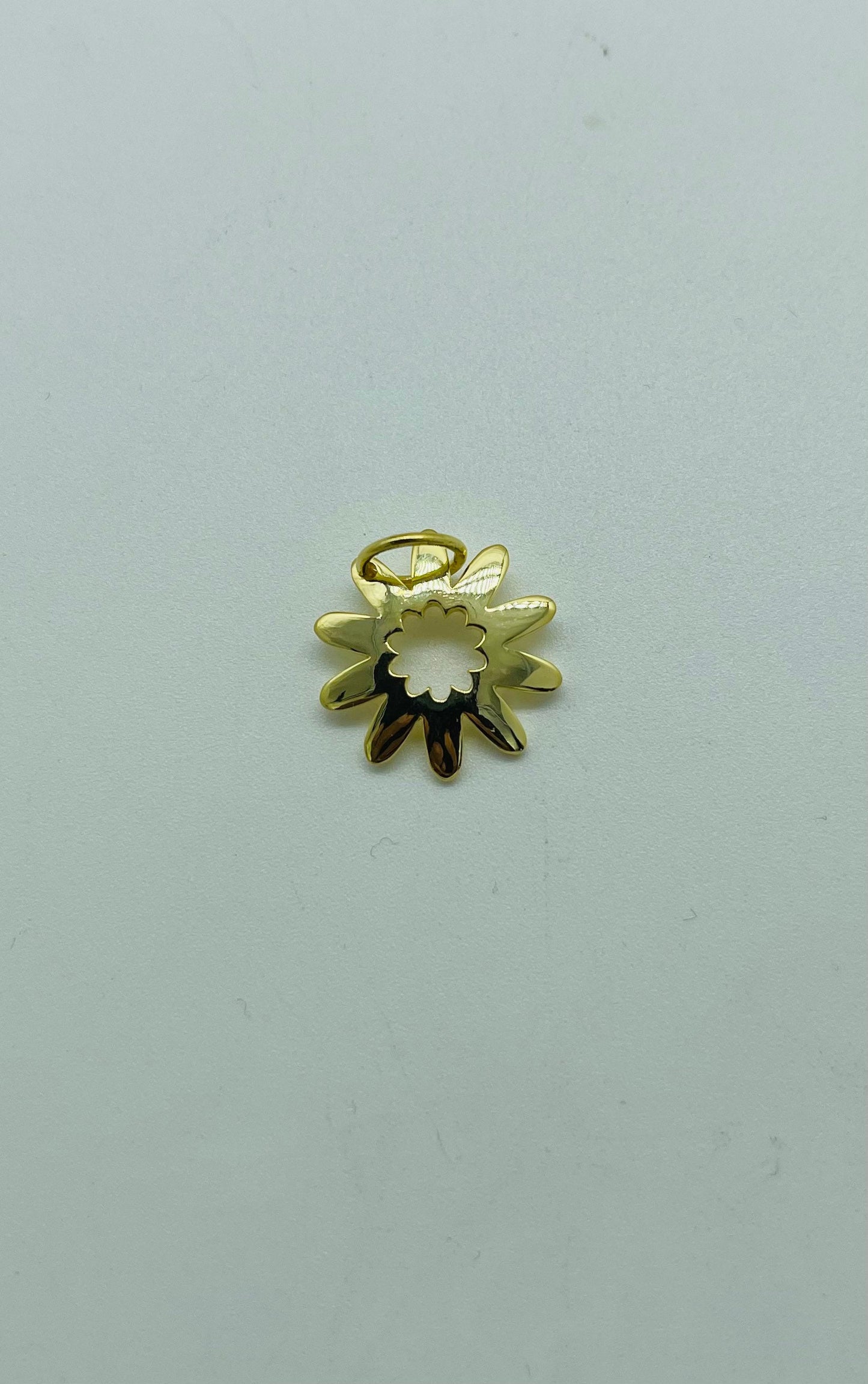 Vermeil sterling silver charm
