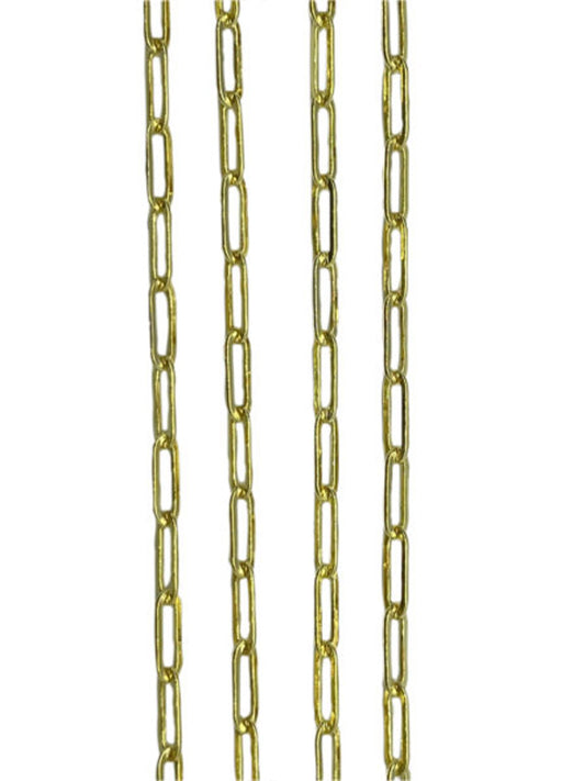 GOLD FILLED MEDIUM Paper clip Chain 3.1 MM wide