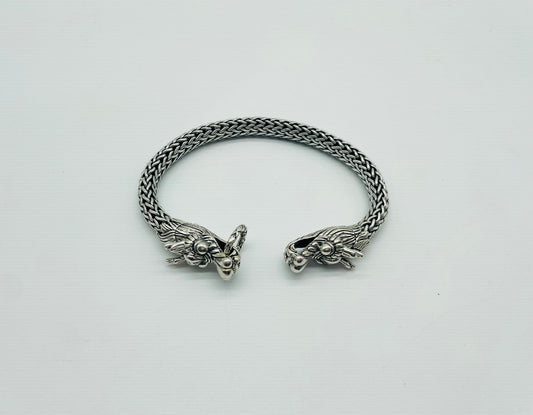 Silver Dragon Bracelet