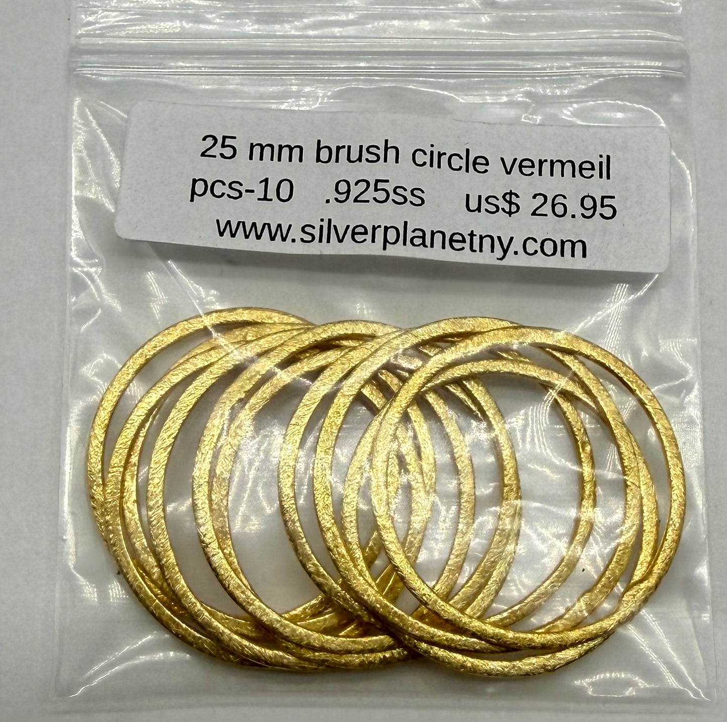 VERMEIL BRUSH CIRCLE