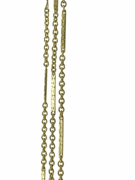GOLD FILLED LARGE CHAIN WITH ALTERNATE PAPER CLIP LINK