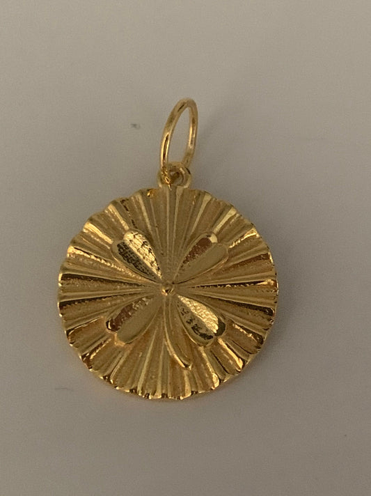 Flower vermeil charm